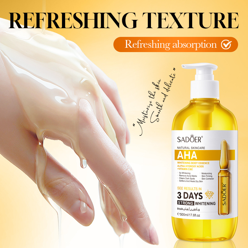 SADOER AHA Whitening Body Esse - Niacinamide Brightening Serum review and price