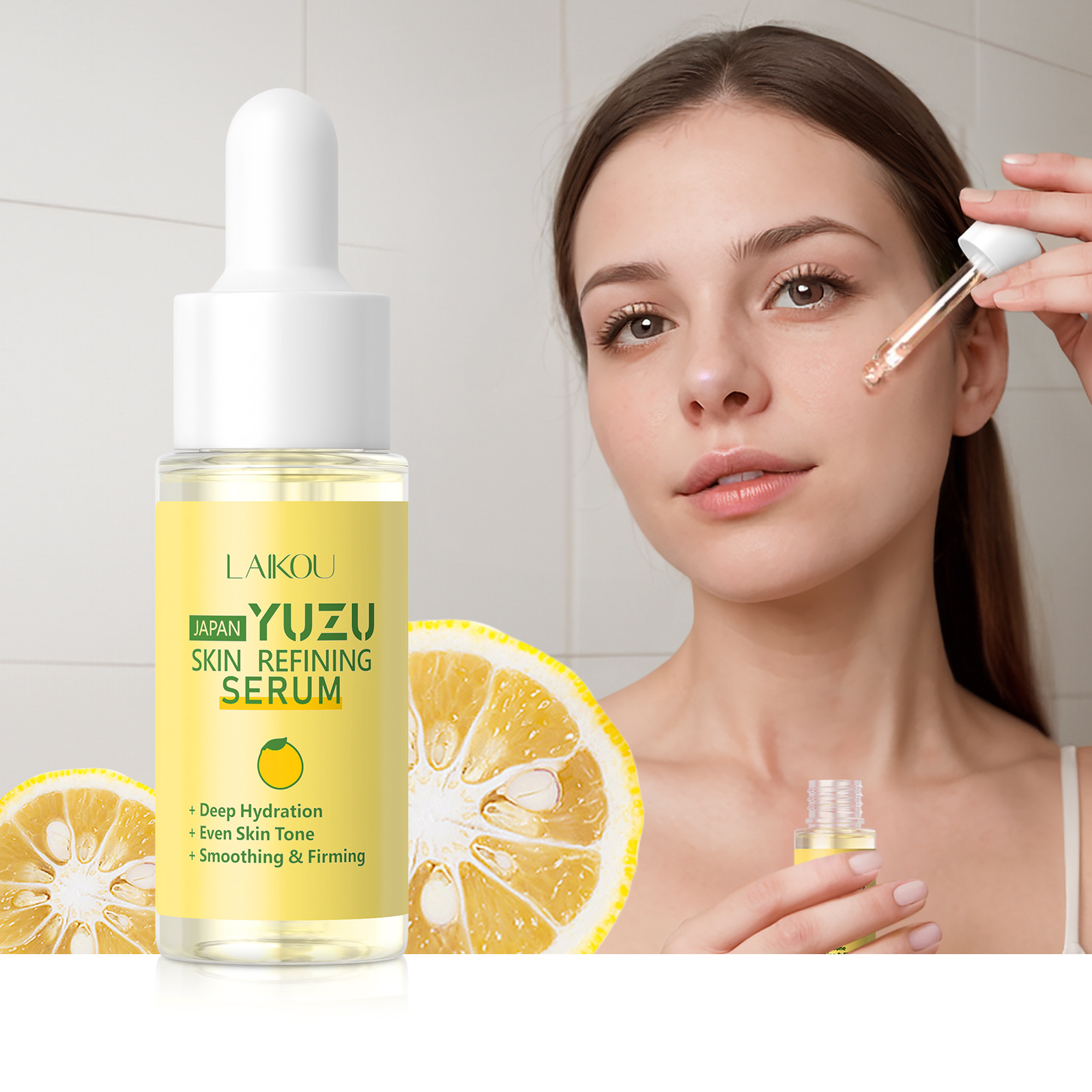 LAIKOU Grapefruit Essence  YUZ - Niacinamide Brightening Serum review and price