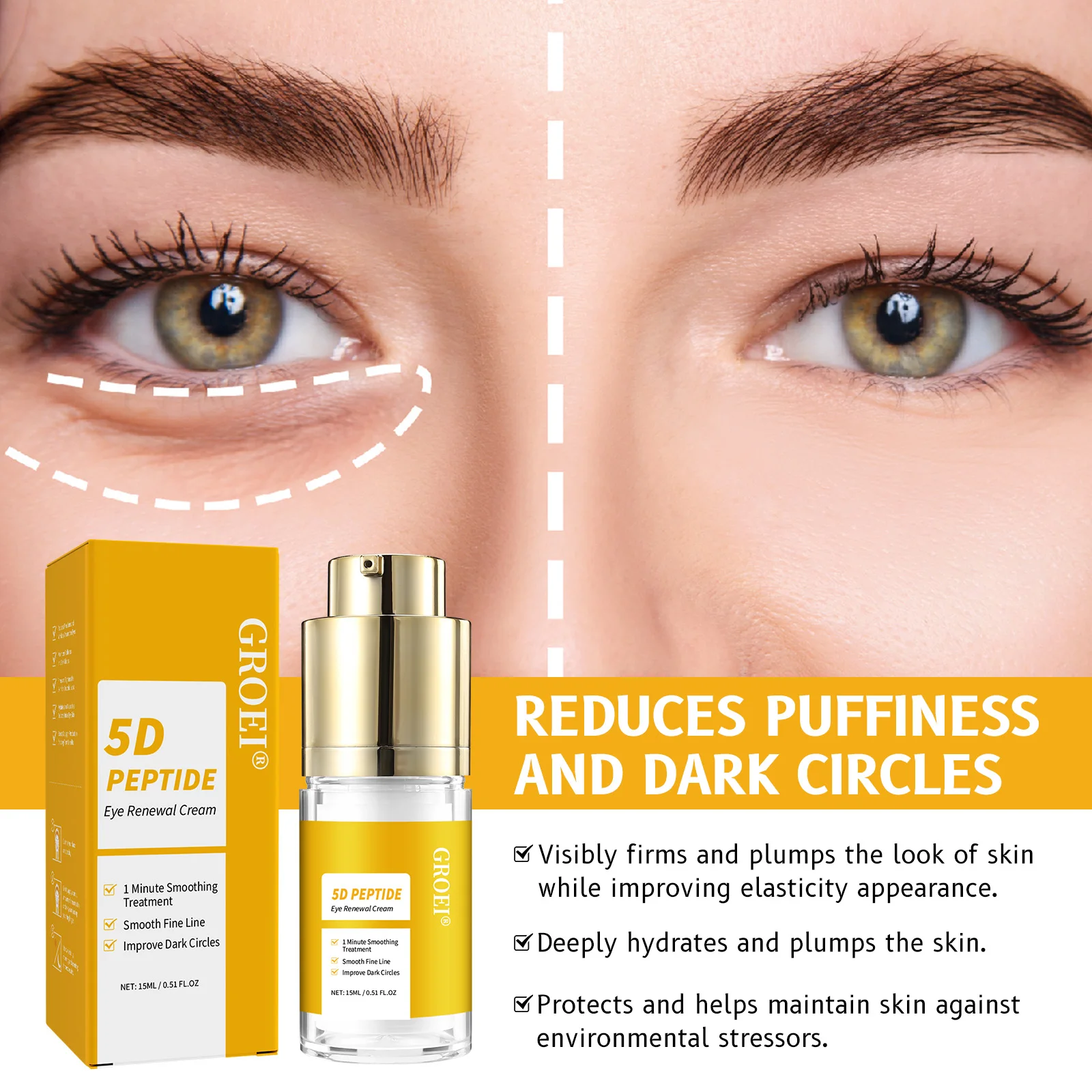 Dark Circle & Puffiness Soluti - Eye Cream Peptide review and price